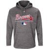 Atlanta Braves Majestic Authentic Collection Team Drive Ultra-Streak Fleece Therma Base Pullover Hoodie