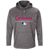 St. Louis Cardinals Majestic Authentic Collection Team Drive Ultra-Streak Fleece Pullover Hoodie