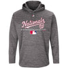 Washington Nationals Majestic Authentic Collection Team Drive Ultra-Streak Fleece Pullover Hoodie
