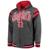 St. Louis Cardinals G-III Extreme Hardball Reversible Full-Zip Hooded Jacket