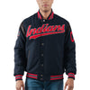 Cleveland Indians G-III Sports by Carl Banks Game Ball Full-Snap Varsity Jacket