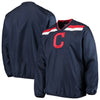 Cleveland Indians G-III Sports by Carl Banks Progression V-Neck Pullover Jacket