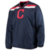 Cleveland Indians G-III Sports by Carl Banks Progression V-Neck Pullover Jacket