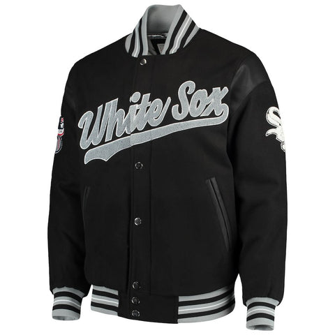 Chicago White Sox G-III Sports by Carl Banks Game Ball Full-Snap Varsity Jacket