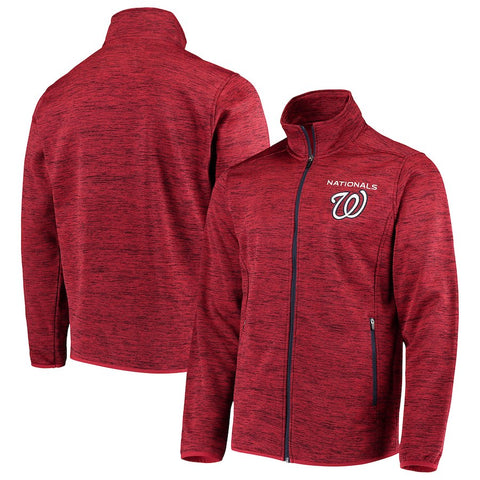 Washington Nationals G-III Sports by Carl Banks High Jump Transitional Full-Zip Jacket