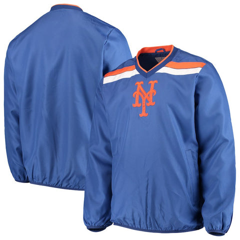 New York Mets G-III Sports by Carl Banks Progression V-Neck Pullover Jacket