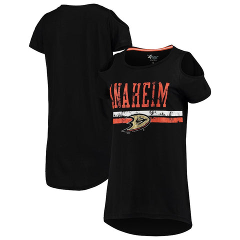 Anaheim Ducks G-III 4Her by Carl Banks Women's Clear The Bases Scoop Neck T-Shirt