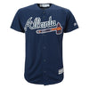Ronald Acuña Jr. Atlanta Braves Majestic Youth Alternate Official Cool Base Player Jersey