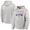 Chicago Cubs Stitches Poly Pullover Hoodie - Heathered Gray