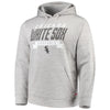 Chicago White Sox Stitches Poly Pullover Hoodie - Heathered Gray