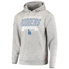 Los Angeles Dodgers Stitches Poly Pullover Hoodie - Heathered Gray