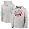 Minnesota Twins Stitches Poly Pullover Hoodie - Heathered Gray