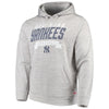 New York Yankees Stitches Poly Pullover Hoodie - Heathered Gray