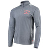 Boston Red Sox Stitches Raglan Sleeve Quarter-Zip Pullover Jacket - Heathered Navy/Gray
