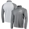Chicago White Sox Stitches Raglan Sleeve Quarter-Zip Pullover Jacket - Heathered Charcoal/Gray