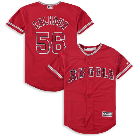 Kole Calhoun Los Angeles Angels Majestic Youth Alternate Official Cool Base Player Jersey