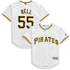 Josh Bell Pittsburgh Pirates Majestic Youth Home Official Cool Base Player Jersey