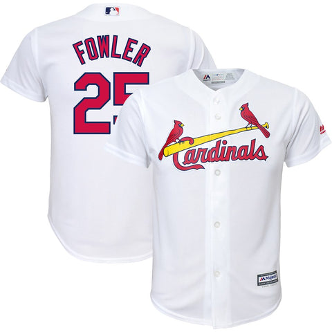 Dexter Fowler St. Louis Cardinals Majestic Youth Home Official Cool Base Player Jersey