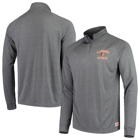 Baltimore Orioles Stitches Team Raglan Quarter-Zip Pullover Jacket