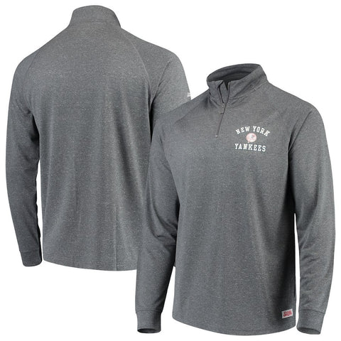 New York Yankees Stitches Team Raglan Quarter-Zip Pullover Jacket