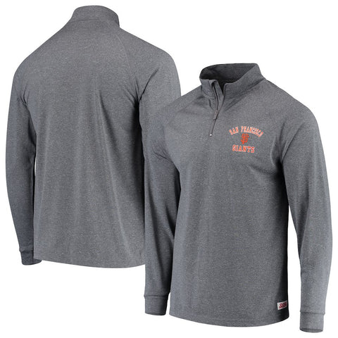 San Francisco Giants Stitches Team Raglan Quarter-Zip Pullover Jacket