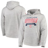 Cleveland Indians Stitches Poly Pullover Hoodie - Heathered Gray