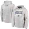 New York Yankees Stitches Poly Pullover Hoodie - Heathered Gray