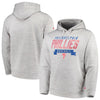 Philadelphia Phillies Stitches Poly Pullover Hoodie - Heathered Gray
