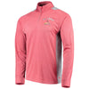 St. Louis Cardinals Stitches Raglan Sleeve Quarter-Zip Pullover Jacket - Heathered Red/Gray