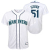 Ichiro Suzuki Seattle Mariners Majestic Youth Home Cool Base Replica Player Jersey