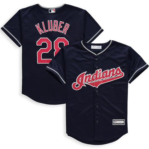 Corey Kluber Cleveland Indians Majestic Youth Alternate Cool Base Replica Player Jersey