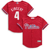 Scott Kingery Philadelphia Phillies Majestic Youth Home Cool Base Replica Player Jersey