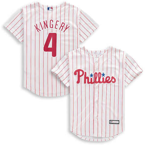 Scott Kingery Philadelphia Phillies Majestic Youth Home Cool Base Replica Player Jersey