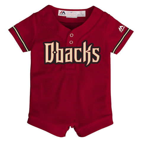 Arizona Diamondbacks Majestic Newborn & Infant Cool Base Romper Jersey