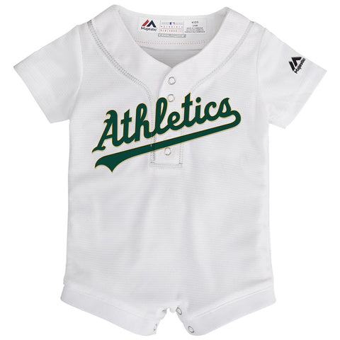 Oakland Athletics Majestic Newborn & Infant Cool Base Romper Jersey