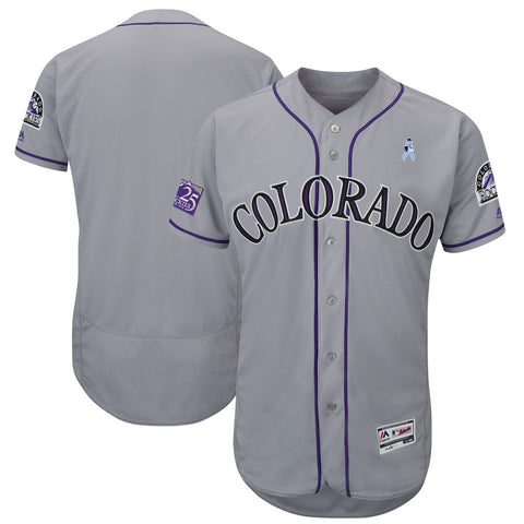 Colorado Rockies Majestic 2018 Father's Day Flex Base Team Jersey