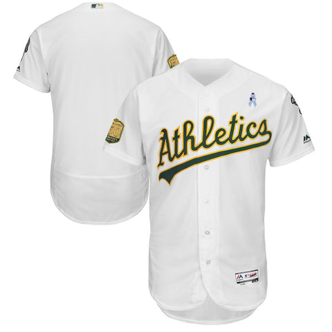 Oakland Athletics Majestic 2018 Father's Day Home Flex Base Team Jersey