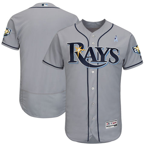 Tampa Bay Rays Majestic 2018 Father's Day Road Flex Base Team Jersey