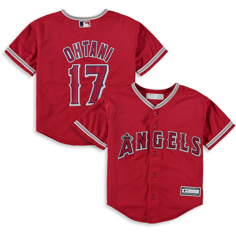 Shohei Ohtani Los Angeles Angels Majestic Infant Alternate Official Cool Base Player Jersey
