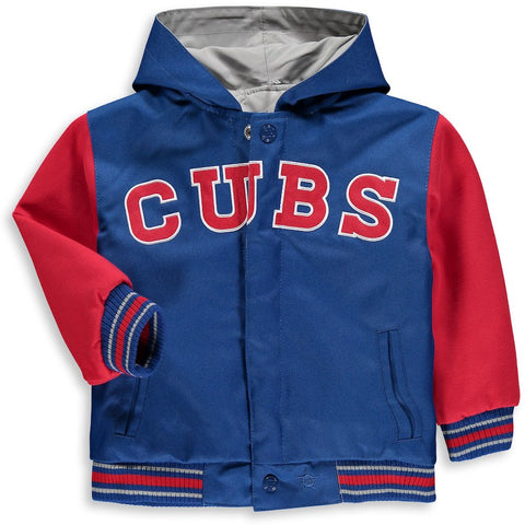 Chicago Cubs JH Design Toddler Reversible Hooded Jacket