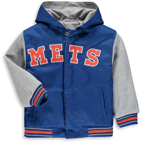New York Mets JH Design Toddler Reversible Hooded Jacket
