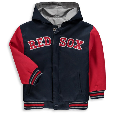 Boston Red Sox JH Design Toddler Reversible Hooded Jacket