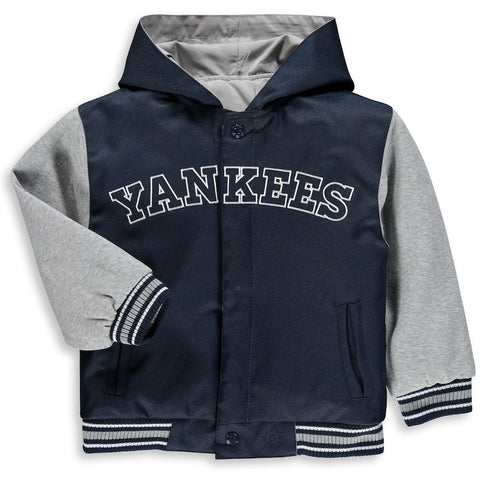 New York Yankees JH Design Toddler Reversible Hooded Jacket