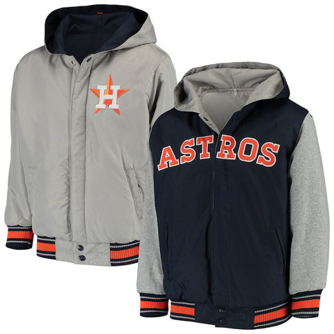 Houston Astros JH Design Youth Hooded Jacket