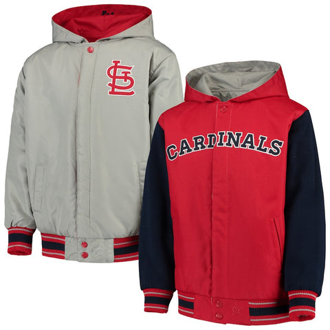 St. Louis Cardinals JH Design Youth Hooded Jacket