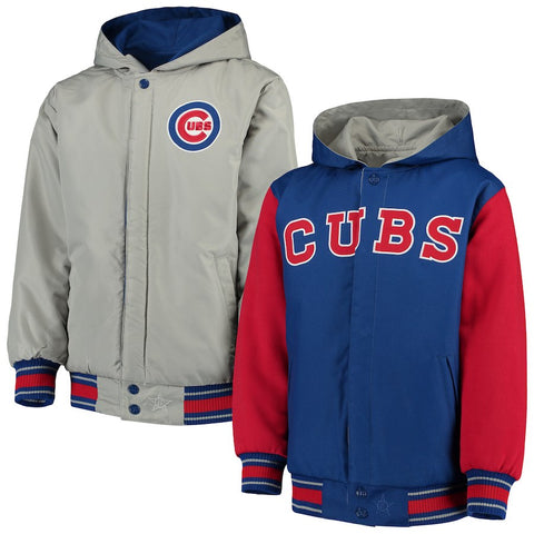 Chicago Cubs JH Design Youth Hooded Jacket