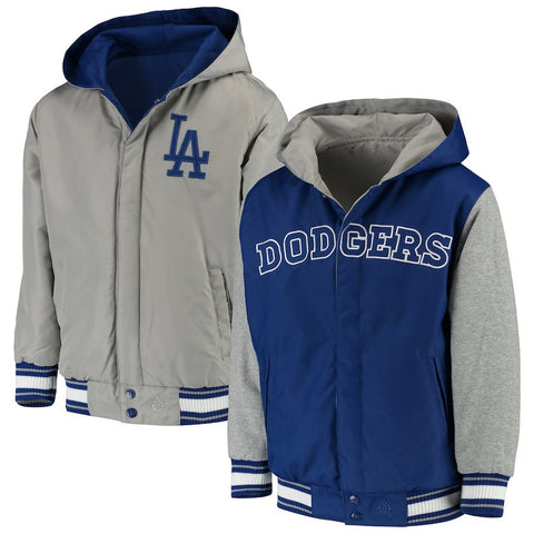 Los Angeles Dodgers JH Design Youth Hooded Jacket