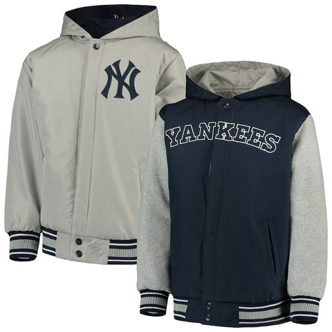 New York Yankees JH Design Youth Hooded Jacket