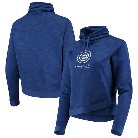 Chicago Cubs '47 Women's Commuter Funnel Neck Sweatshirt