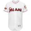 Miami Marlins Majestic 2018 Stars & Stripes Flex Base Team Jersey